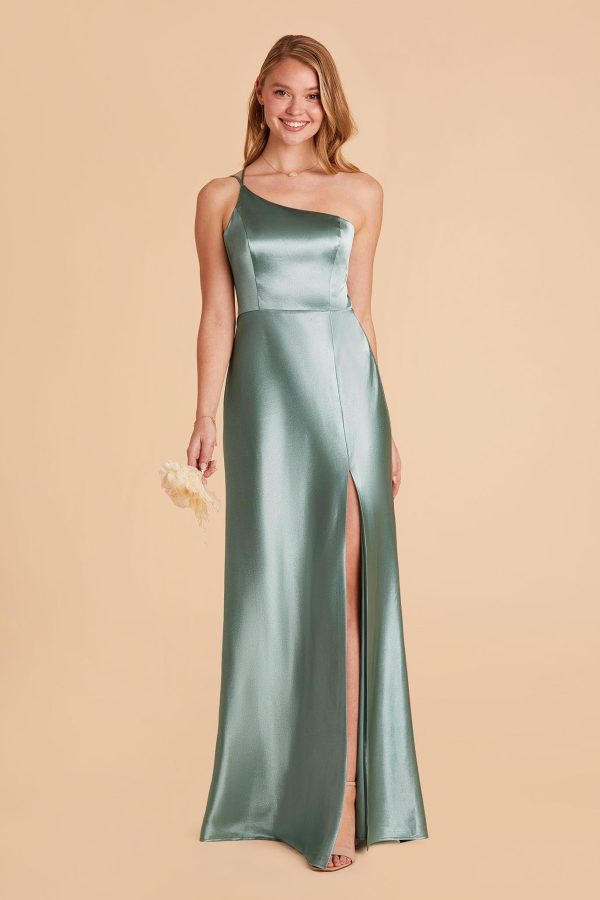 Kensie Shiny Satin Dress - Sea Glass Supply