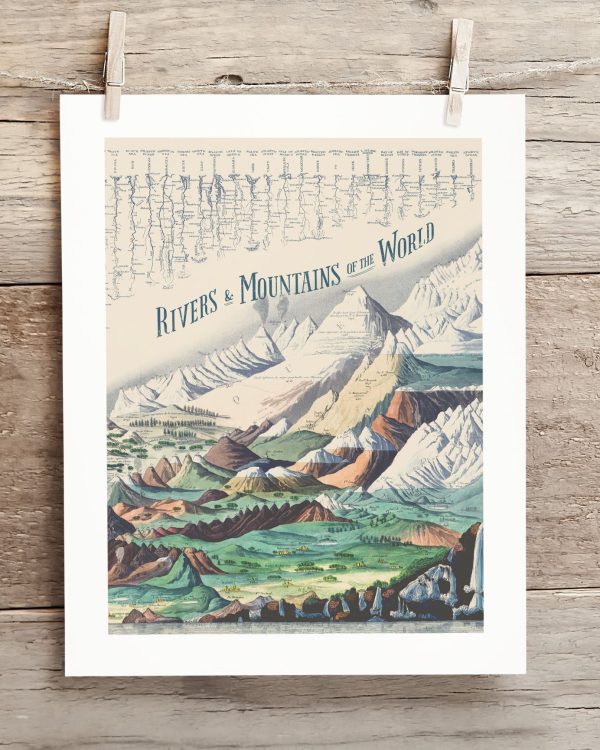 Rivers & Mountains Museum Print Online Sale - Image 2